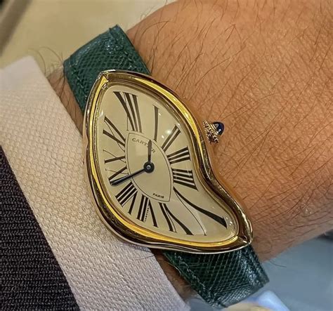 cartier warped watch|cartier salvador dali watch.